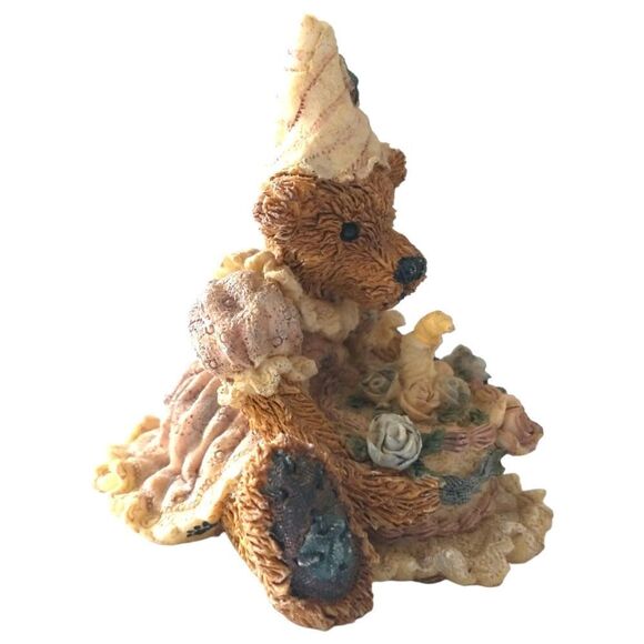 Baileys Birthday Figure Boyds Bears Friends Bearstone Collection 2014 Vtg 1993. - Picture 6 of 11